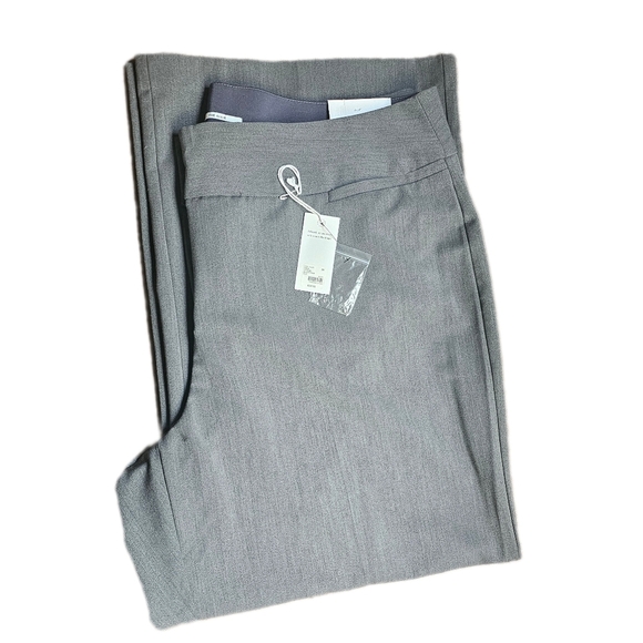 Lane Bryant Allie Tailored Stretch Wide Leg Pant 20R Gray - Picture 3 of 3